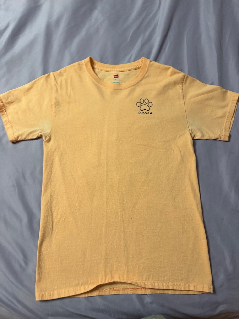 PAWZ Men's Short-Sleeve Crewneck T-Shirt in peach